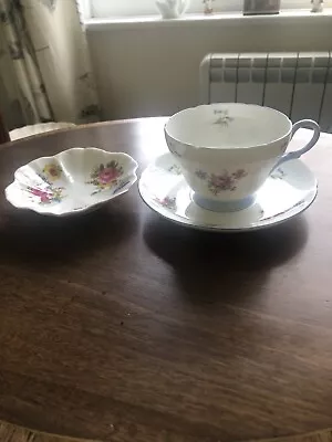 Buy Shelley Fine Bone China Cup And Saucer Plus Trinket Dish  • 10£