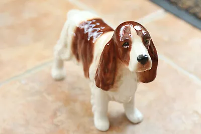 Buy Vintage Ceramic Pottery Spaniel Dog Figurine 8 /20cm Long 6 /15cm Tall • 25£