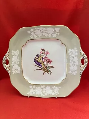 Buy 1947 W T Copeland & Sons (Spode) Serving Plate Crocus 2 Pattern #C2198F Signed • 78.13£