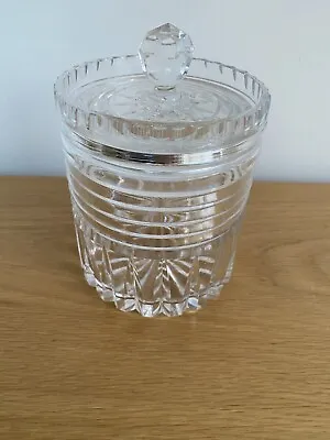 Buy Classic Design Cut Glass Jar Pot Vanity Storage • 5£