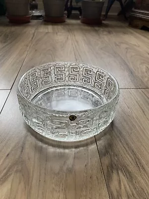 Buy Rare Large Riihimaki Riihimaen Lasi Oy “taalari” Glass Bowl By Tamara Aladin • 85£