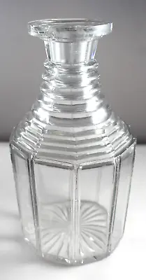 Buy Antique 19th Century  Cut Glass Decanter With Ring Neck - No Stopper 8  • 8.95£