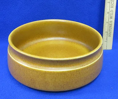 Buy Vintage Stoneware Serving Bowl Dish Denby Rams Head Stoneware England Brown • 24.01£