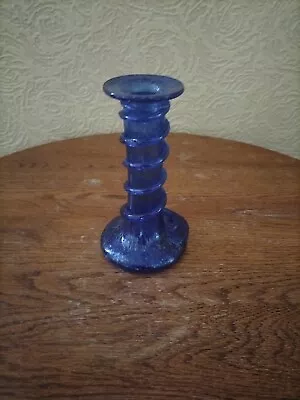 Buy Cobalt Blue Glass Candlestick • 5£