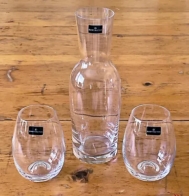 Buy Dartington Stemless Wine Glasses And Decanter British Wine Glass Company NIB • 15.13£