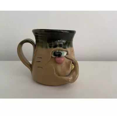 Buy Vintage Pretty Ugly Pottery Mug Vintage Mug • 9.99£