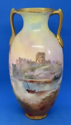 Buy Royal Doulton Burslem Vintage Art Deco Antique Pembroke Castle Vase • 145£