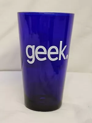 Buy GEEK. Cobalt Blue Glass Cup 16.7 Oz Cool Beverage Soda Tea Glass Geek • 14.36£