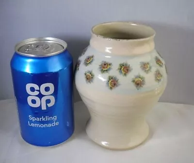 Buy Scottish Artist ANNE MORRISON Studio Art Pottery Floral Vase • 14.99£