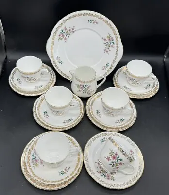 Buy Royal Grafton Floral Spring 19 Piece Fine Bone China Cups Saucers Plates • 29.95£