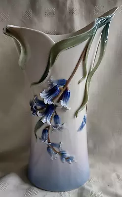 Buy Franz Porcelain FZ00879 Beautiful Tall Bluebell Vase • 129£