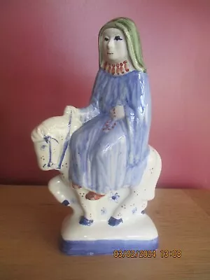 Buy Rye Pottery Canterbury Tales 'The Nun Prioress'  18.5 Cm High. • 15£