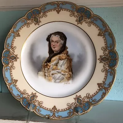 Buy Marie Leszczynska „Sevres“ Beautifully Decorated Plate 1846 • 75.69£