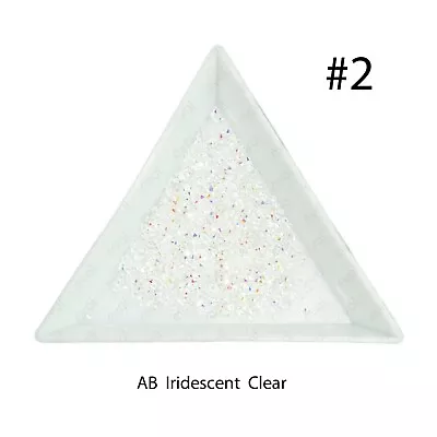 Buy 3D Nail Art Crystal Pixie Glass Mini Micro Zircon Rhinestone Clear Pink Blue Red • 4.50£