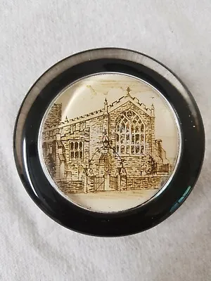 Buy Vintage Nigel Pain Souvenir Glass Paperweight Arthuret Parish Church, Cumbria • 7.50£