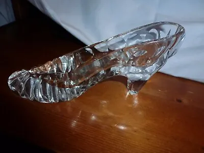 Buy Lead Crystal Glass Trinket Shoe / Ornament - Preowned • 5£