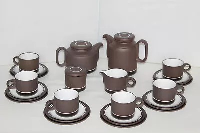 Buy Vintage Retro Hornsea Contrast 1970's Tea And Coffee Set - 22 Piece Set • 50£