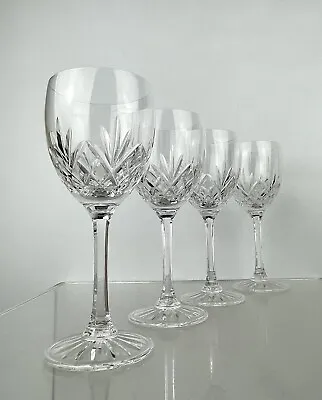 Buy 4 Vintage Edinburgh Crystal TAY White Wine Water GOBLETS Claret Glasses Cut • 69.99£