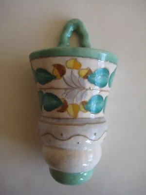 Buy Vintage ~ Tubelined Wall Pocket Vase ~ Bursley Ware ~ Charlotte Rhead • 35£