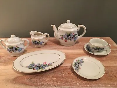 Buy Vintage Mini TEA SET Antique Child Size Porcelain China - Japan 25 Pieces • 55.50£