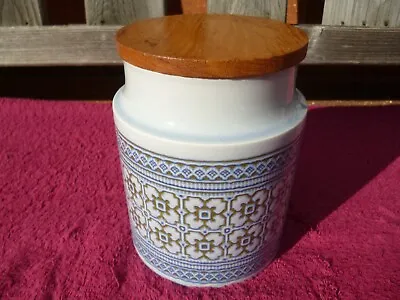 Buy Vintage Hornsea Pottery 'Tapestry 'Pattern Kitchen Storage Jar . • 15£