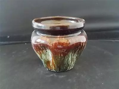 Buy Antique Bretby Art Pottery Thumb Pinched British Miniature Jardiniere Planter • 29.99£