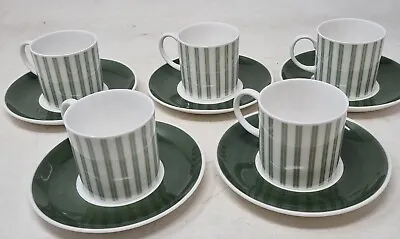 Buy Susie Cooper - Green Stripe Coffee Set • 24.99£