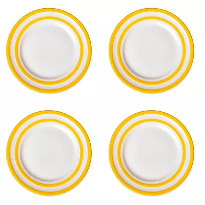 Buy NEW Cornishware Lunch Plate Set Yellow 25cm 4pce • 87.16£