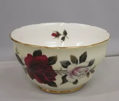 Buy UNUSED Colclough English Bone China Red & White Roses Pattern Open Sugar Bowl • 6.99£