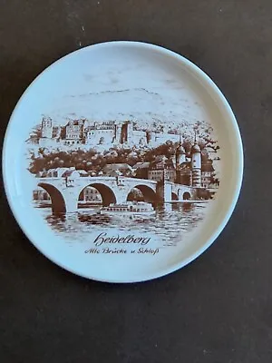 Buy KAISER Miniature Plate Heidelberg Alle Brucke Old Bridge Neckar River Germany  • 11.57£