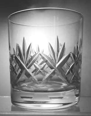 Buy One Heavy Edinburgh Crystal Glass Whiskey Glass Lochiel Pattern Nice Gift B281 • 11.43£