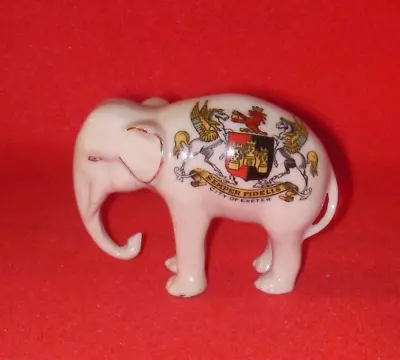 Buy Arcadian Crested China ELEPHANT (Baby Jumbo)City Of Exeter Crest • 7.99£