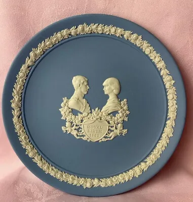 Buy Wedgewood Jasperware Blue And White Collector Plate Royal Birth 1982 ✅ 1160 • 12.99£
