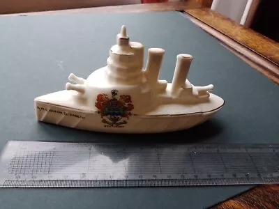 Buy Arcadian CRESTED CHINA HMS Queen Elizabeth  Southport Crest • 1.20£