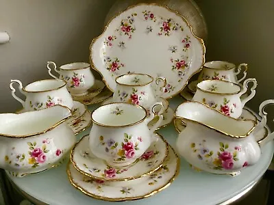 Buy Vintage Royal Albert Bone China Tea Set - * Tenderness * Pattern • 108£