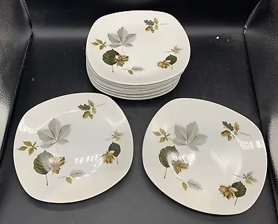 Buy 11 Vintage Midwinter Nuts In May By John Russell Salad Dinner Plates 24.5 Cm • 24.75£