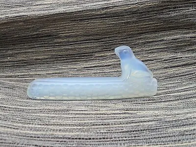Buy Vintage Sabino Art Glass Opalescent Frog Knife Rest France - RARE • 47.59£