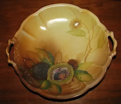 Buy Antique Porcelain Noritake China Hand Painted Japan Nut Bowl W/Handles • 16.12£