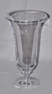 Buy Vera Wang For Wedgwood Footed Clear Crystal 11  X 6  Classic Fluted Trumpet Vase • 61.63£