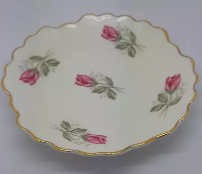 Buy Vintage Trinket Butter Dish Royal Adderley Pink Rose Fine Bone China England • 11.38£