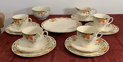Buy 16 Pieces Alfred Meakin Garrick Tea Set, Cups, Saucers, Plates, Milk & Sugar  • 20£