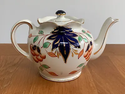 Buy  Grapes' 475/4 Gaudy Welsh Teapot VG Condition • 15£