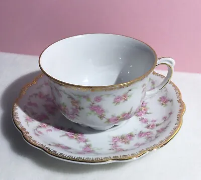 Buy GORGEOUS VTG Schumann Bavaria Original Bridal Rose Tea Cup & Saucer Set Germany • 9.56£