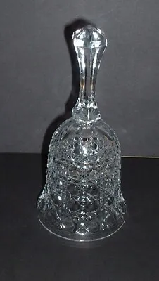 Buy Lot 1503 Single Crystal Cut Glass Bell With No Clanger • 4.50£