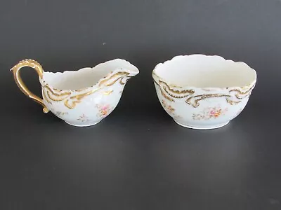 Buy Antique R Delinieres Co. Limoges Creamer And Sugar Bowl With V F France Mark • 23.71£