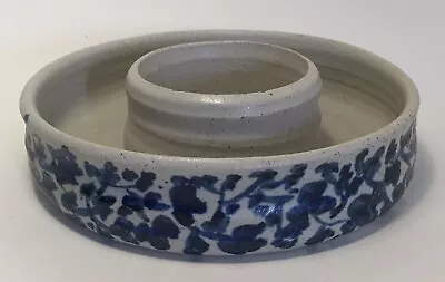 Buy Unmarked Studio Art Pottery Circular Dish With Centre Hole Ikebana? Floristry? • 22.50£