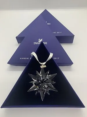 Buy Swarovski Crystal 2017 Annual Christmas Snowflake Star Ornament Boxed !! • 74.99£