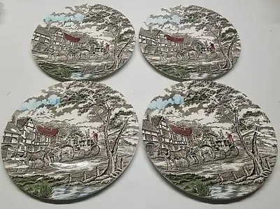 Buy Myott Royal Mail 10  Dinner Plate Dish Staffordshire Made In England Lot Of 4 • 40.69£