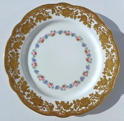 Buy Antique Hammersley Gold Encrusted Floral Plate For Ovington Brothers 1843-84, 9  • 61.57£