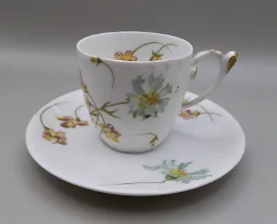 Buy Antique JEAN POUYAT LIMOGES China Cup And Saucer.art Nouveau..c.1895 Demitasse • 9.99£